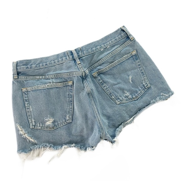 Agolde Evereve Parker Cut Off Button Fly Denim Shorts Womens 30 - Picture 7 of 7